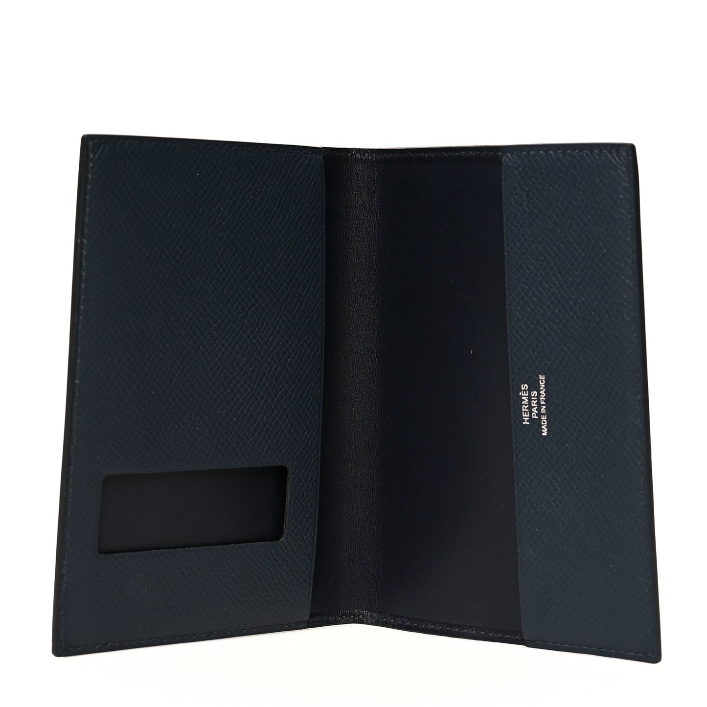 Epsom M2 Magellan Passport Holder Black Bleu Nuit