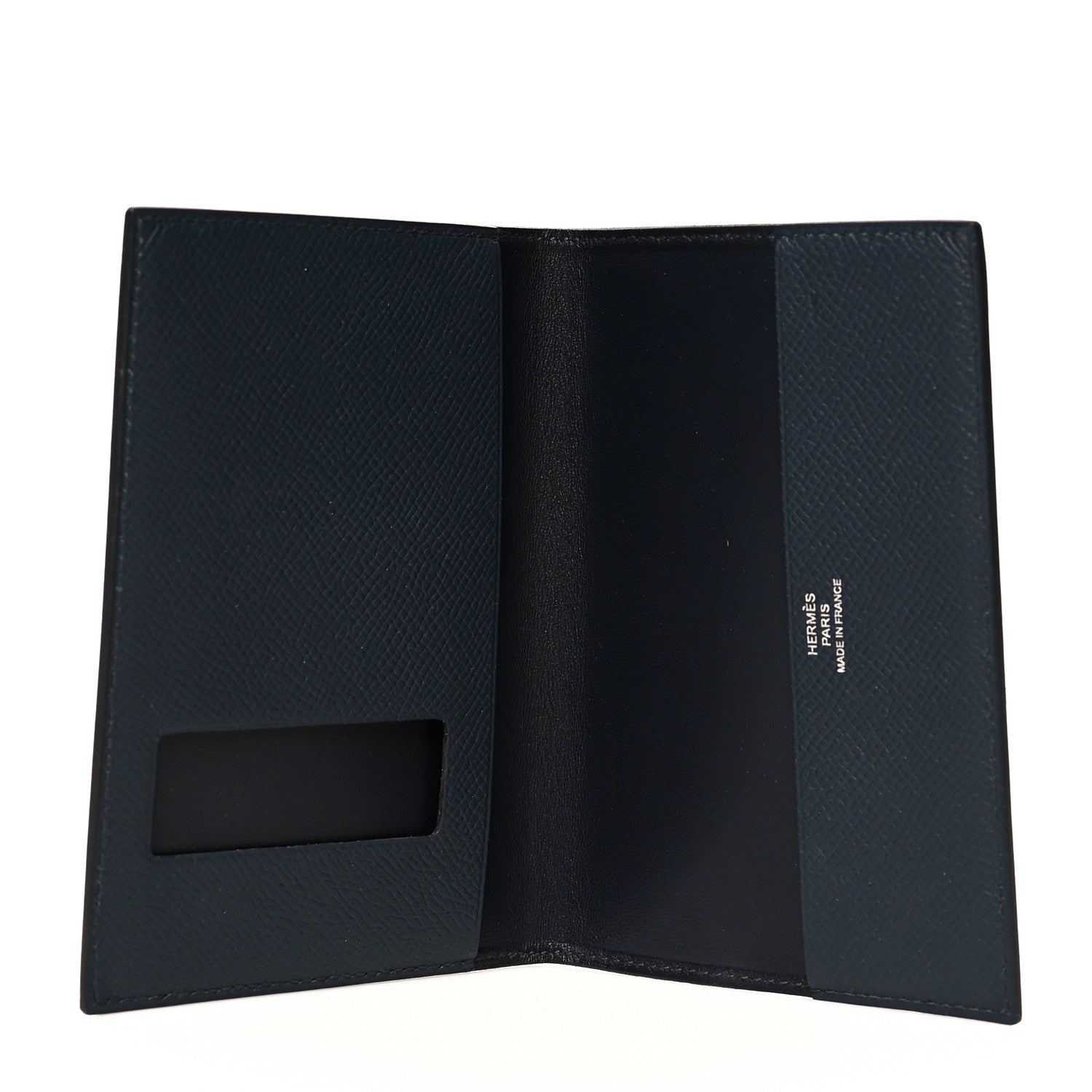 Hermes Epsom M2 Magellan Passport Holder Black Bleu Nuit 4 of 6