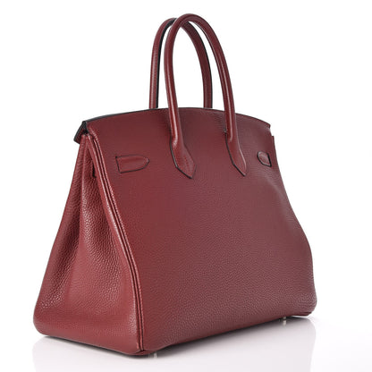 Hermes Togo Birkin 35 Rouge H 3 of 35