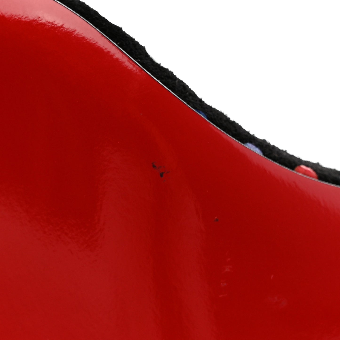 Suede O Marylin Sandals Heels 37.5 Black Multicolor