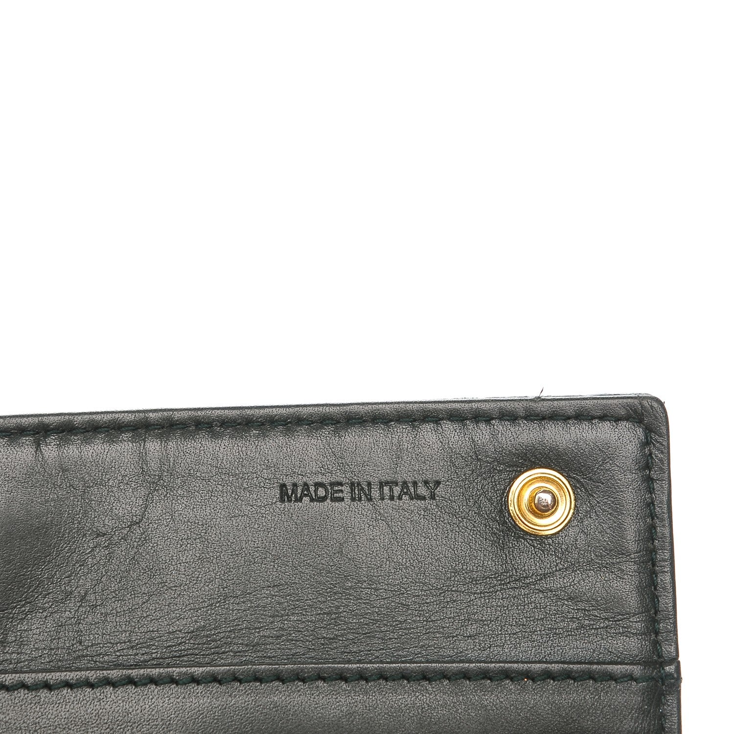 Miu Miu Patent Crocodile Embossed Continental Flap Wallet Green 7 of 10