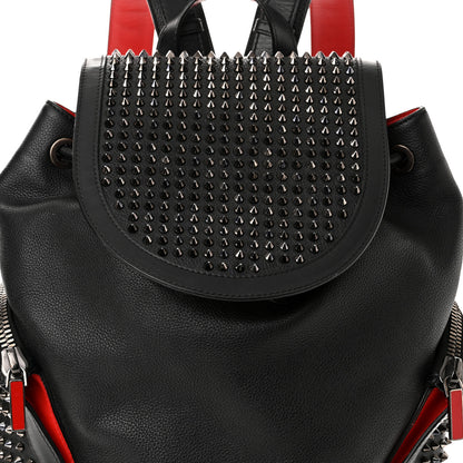 Christian Louboutin Calfskin Spiked Explorafunk Backpack Black 8 of 13