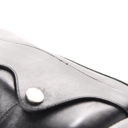 Christian Dior Shiny Calfskin Diorodeo High Boot 37.5 Black 6 of 8