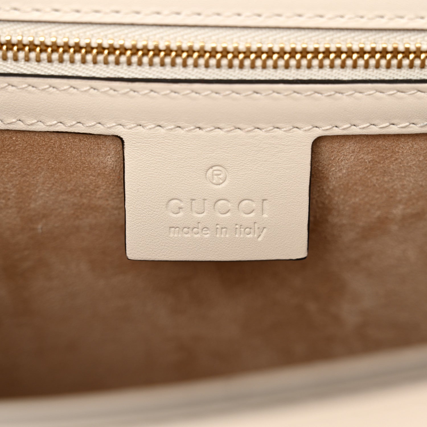 Gucci Calfskin Small Sylvie Shoulder Bag Off White 6 of 15