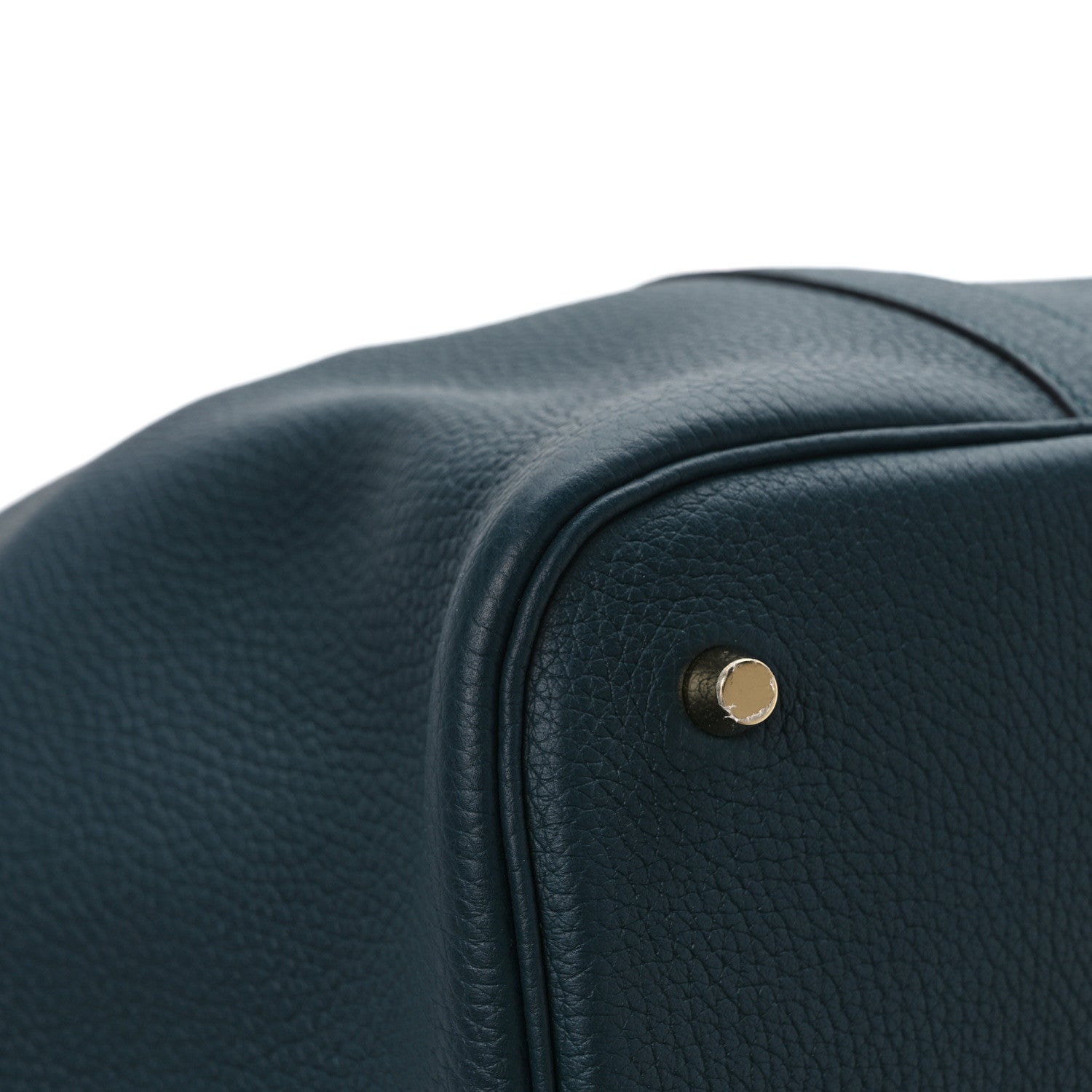 Hermes Taurillon Clemence Picotin Lock 26 MM Vert Cypress 11 of 12