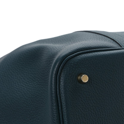Hermes Taurillon Clemence Picotin Lock 26 MM Vert Cypress 11 of 12