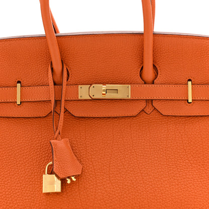Hermes Togo Birkin 35 Orange 8 of 14