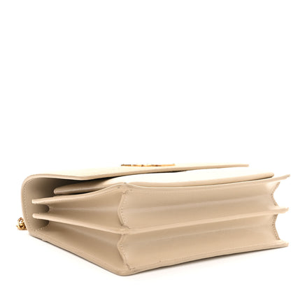 Saint Laurent Suede Calfskin Medium Monogram Sunset Beige 3 of 8