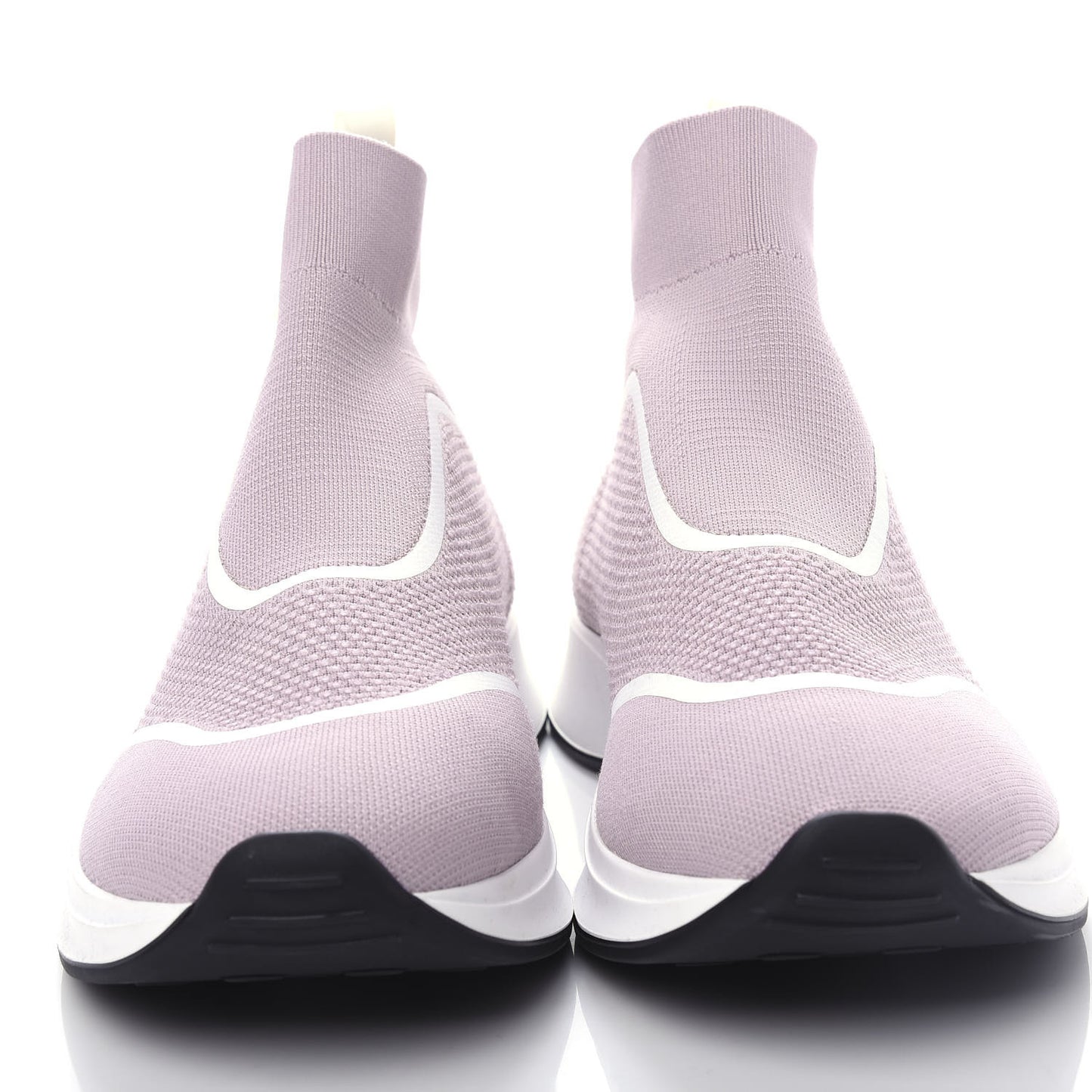 Technical Knit B25 High Top Sneakers 44 Pink