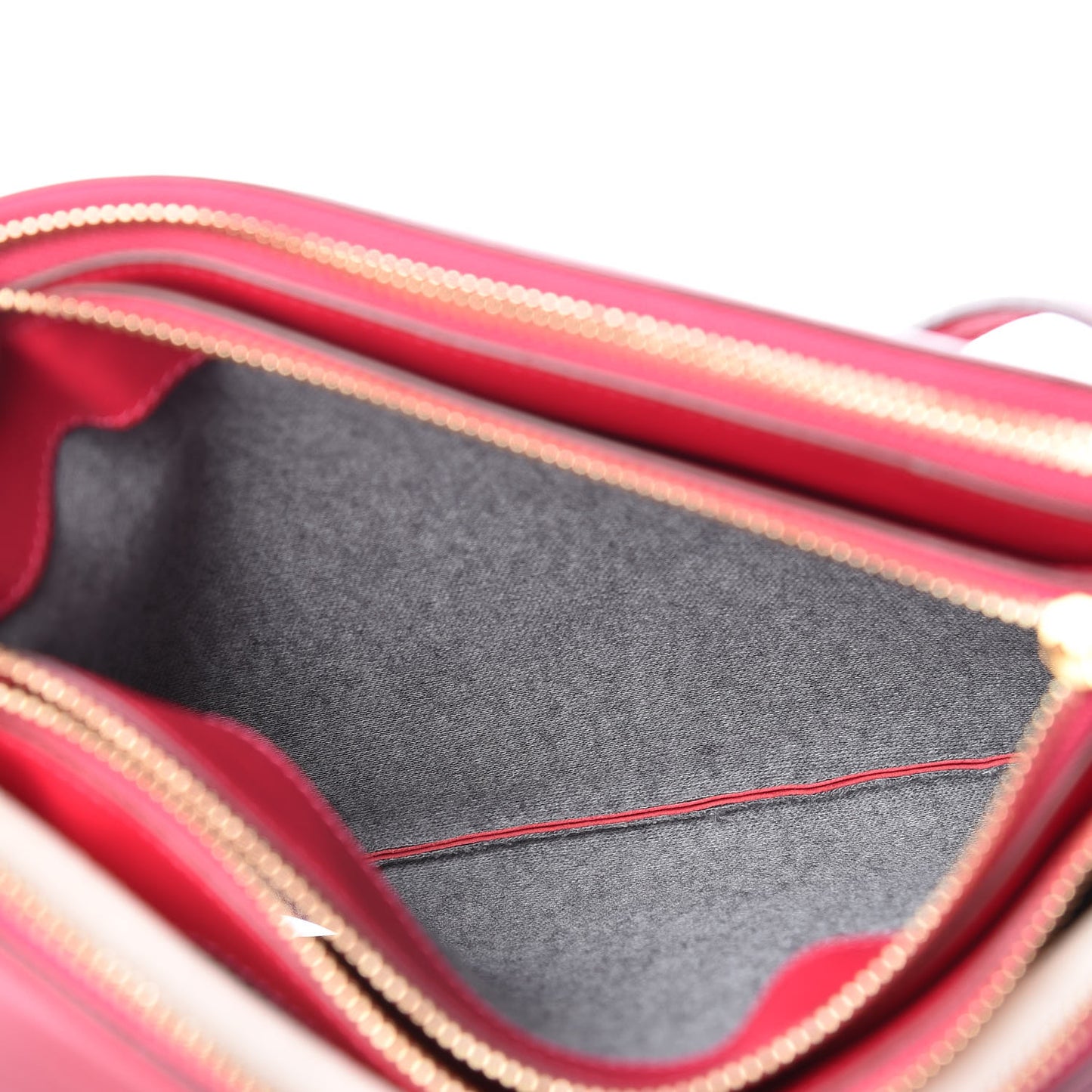 Lambskin Large Trio Crossbody Bag Fuchsia