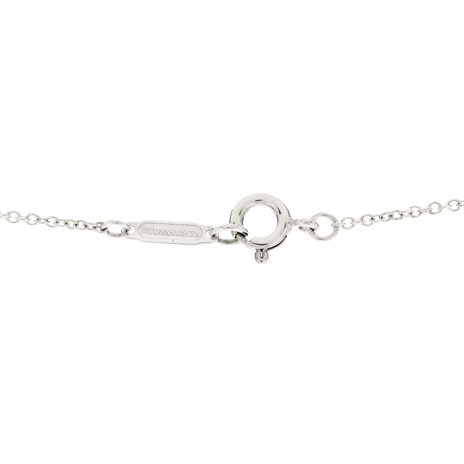 Tiffany Sterling Silver Small Bow Pendant Necklace 5 of 5