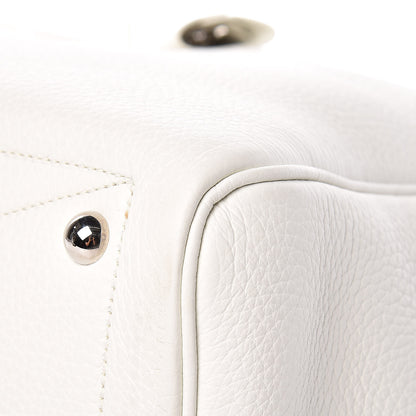 Hermes Taurillon Clemence Victoria II 35 White 18 of 19