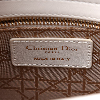 Christian Dior Lambskin Cannage Small My ABCDior Lady Dior White 5 of 14