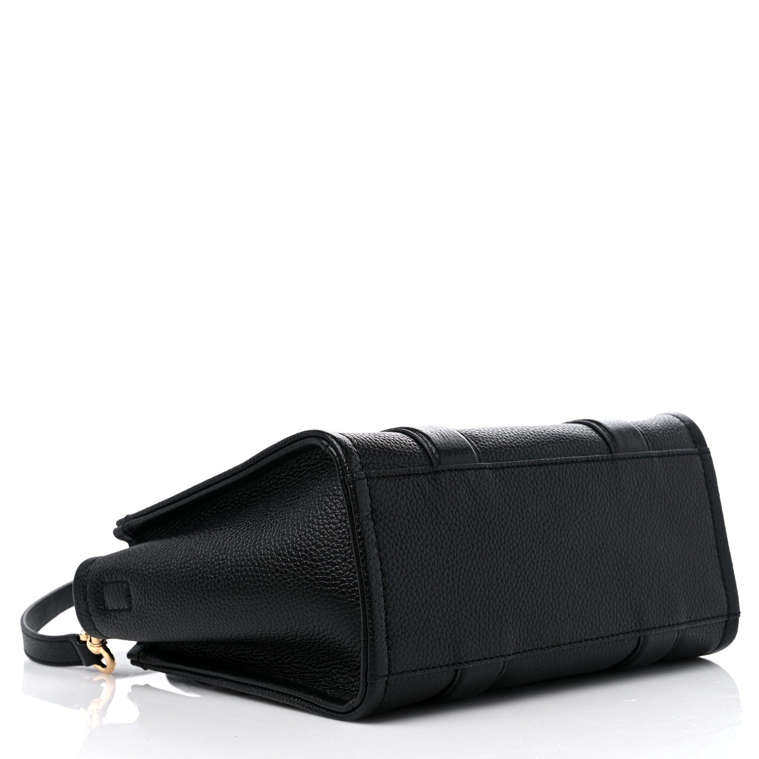 Marc Jacobs Grained Calfskin Small The Tote Bag Black 4 of 9