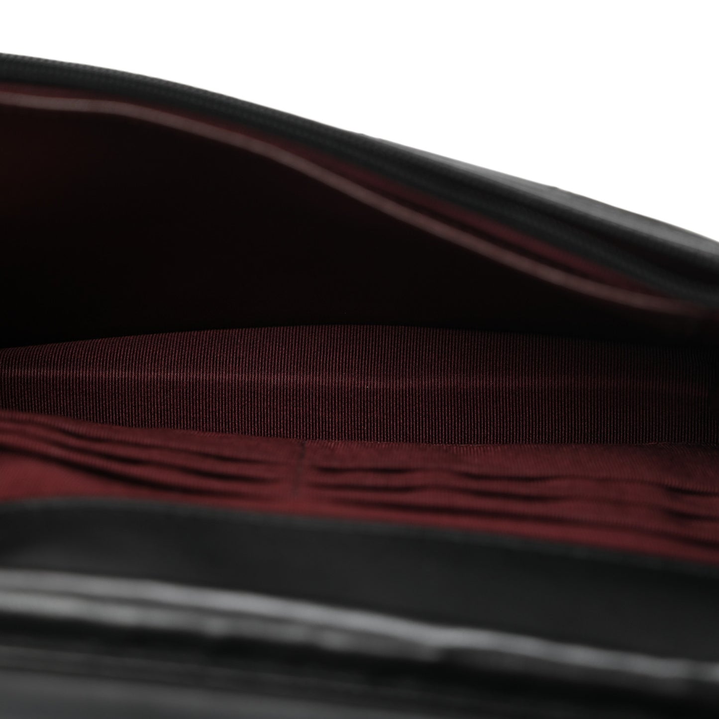 Lambskin Quilted Wallet On Chain WOC Black