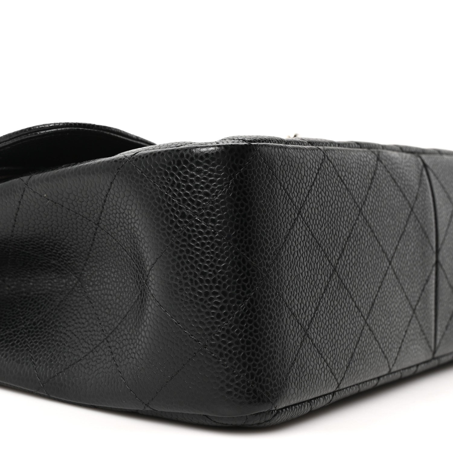 Chanel Caviar Quilted Jumbo Double Flap Black 9 of 11