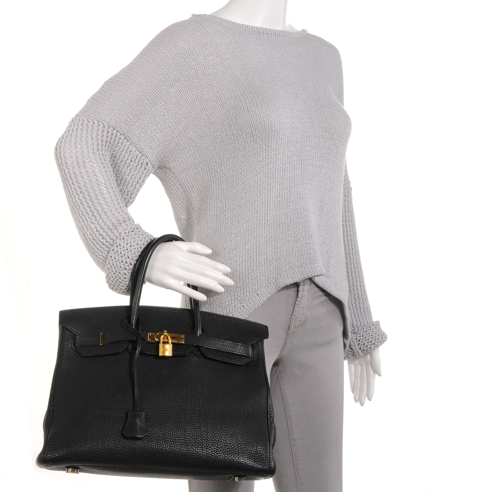 Hermes Togo Birkin 35 Black 2 of 10