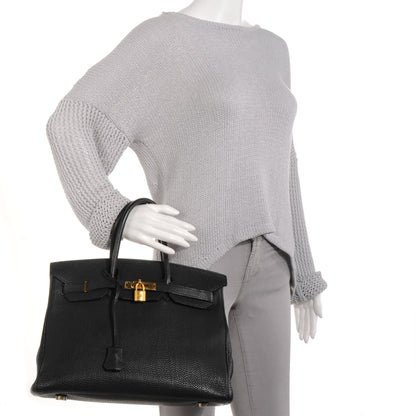 Hermes Togo Birkin 35 Black 2 of 10