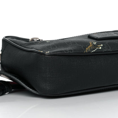 Gucci Soft GG Supreme Monogram Tigers Belt Bag Black Multicolor 8 of 9