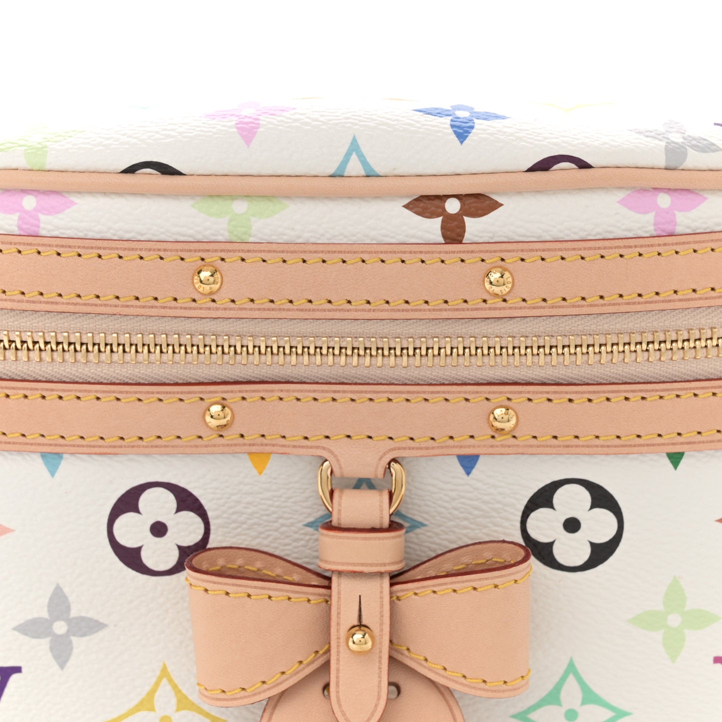 LV X TM Monogram Multicolor High Rise Bumbag White
