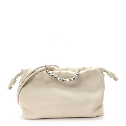 Loewe Mellow Nappa Medium Donut Chain Flamenco Knot Clutch Sea Salt 1 of 11