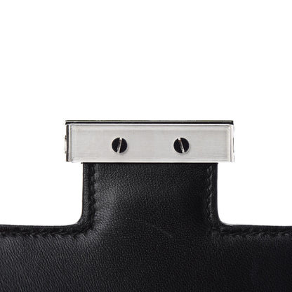 Hermes Epsom Horseshoe Enamel Constance 24 Black 12 of 24