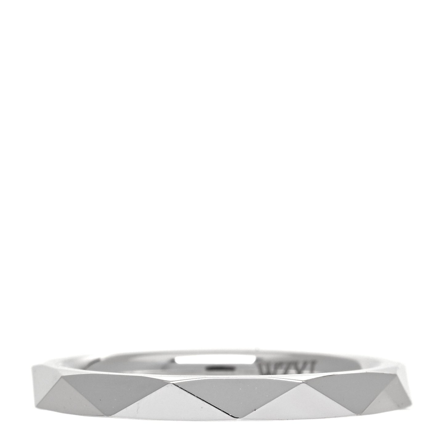 18K White Gold 2.3mm Laurence Graff Signature Wedding Band Ring 45 3.5