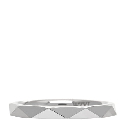 Graff 18K White Gold 2.3mm Laurence Graff Signature Wedding Band Ring 45 3.5 3 of 7