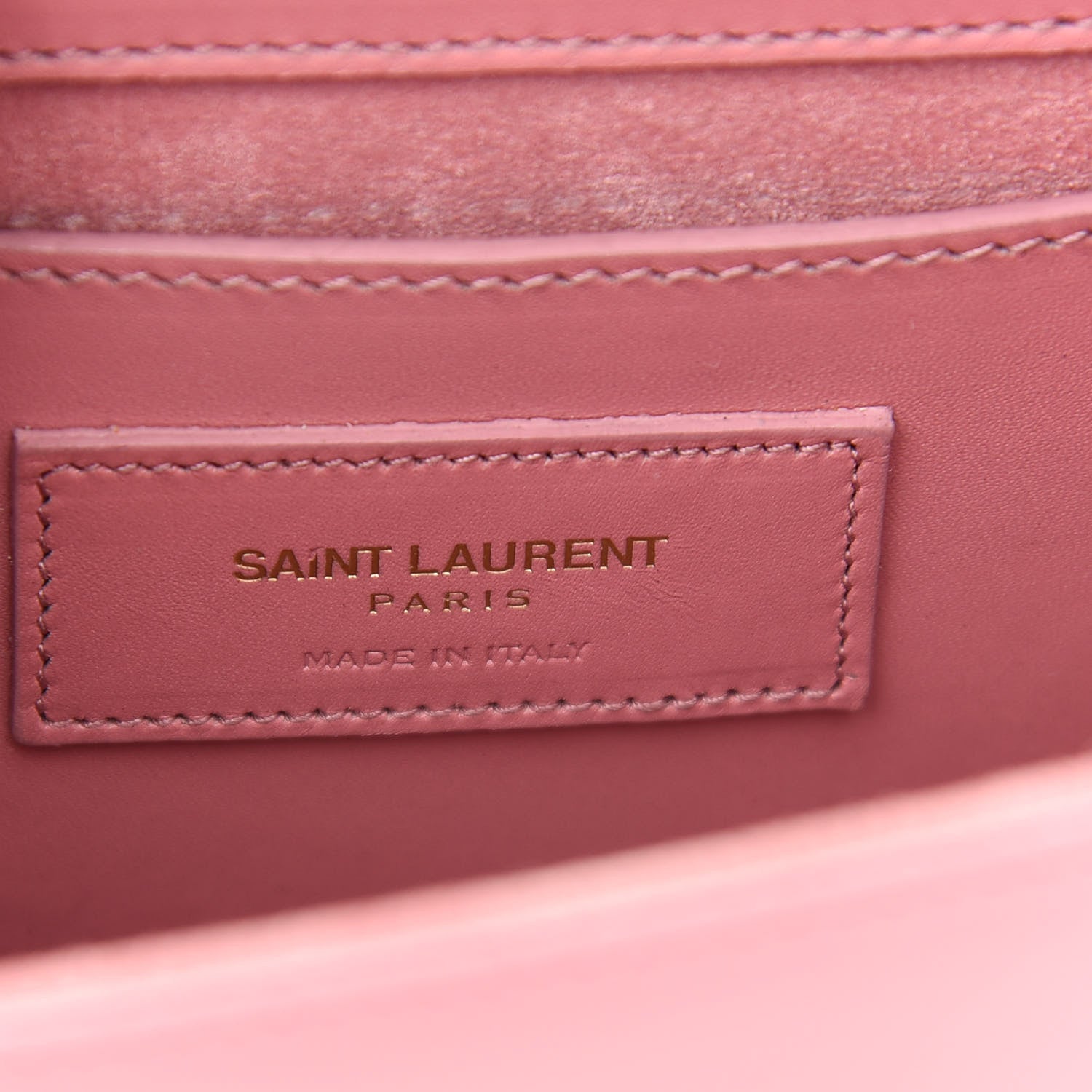 Saint Laurent Smooth Calfskin Small Classic Monogram Kate Tassel Satchel Rose Dark 6 of 8