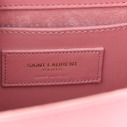 Saint Laurent Smooth Calfskin Small Classic Monogram Kate Tassel Satchel Rose Dark 6 of 8