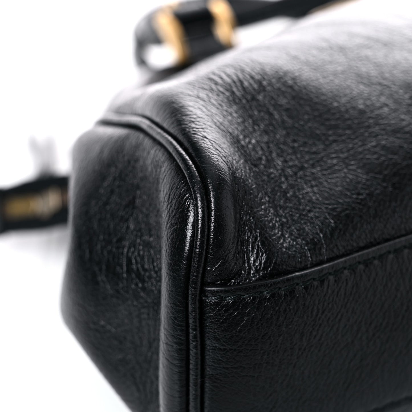 Calfskin Medium Re(Belle) Top Handle Bag Black