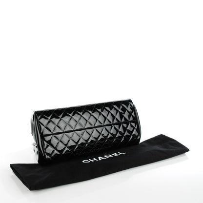 Chanel Patent Quilted Medium Just Mademoiselle Black 3 of 6