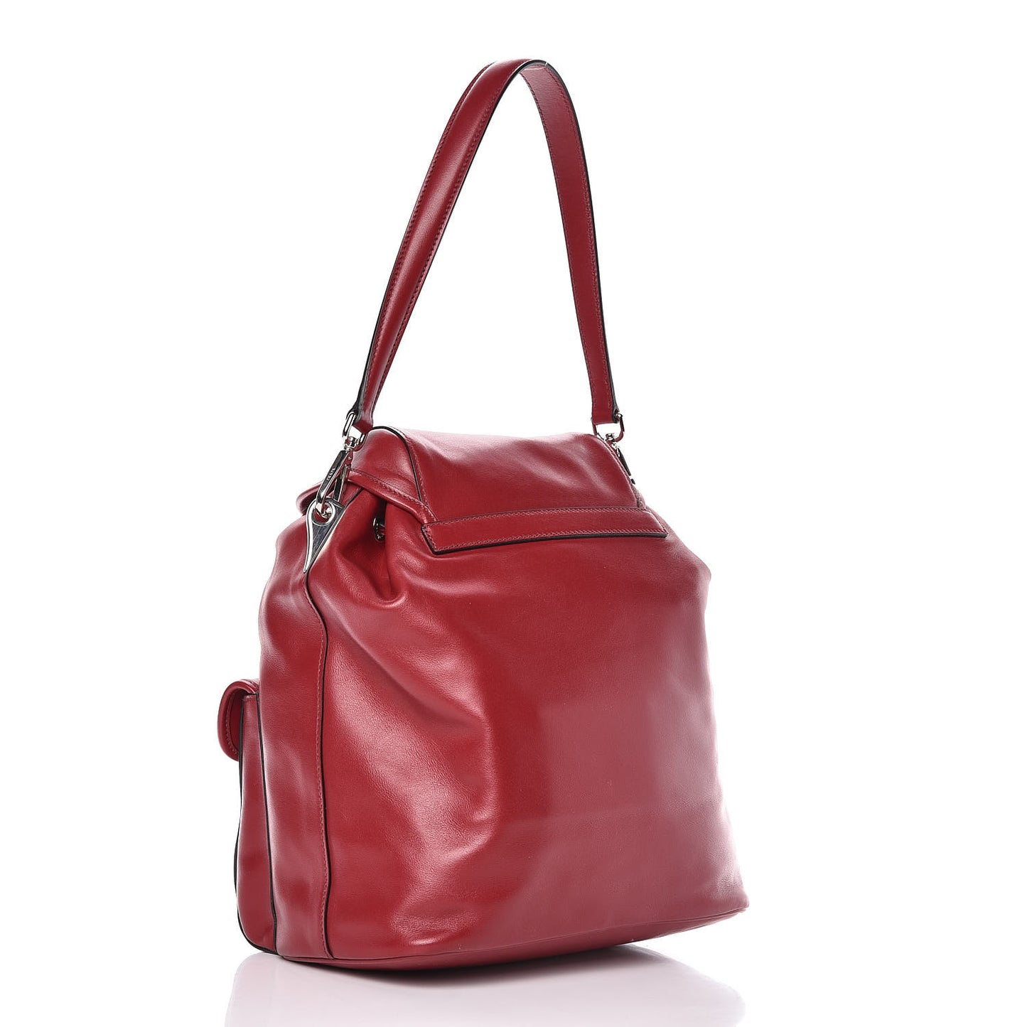 Soft Calf Shoulder Bag Rubino