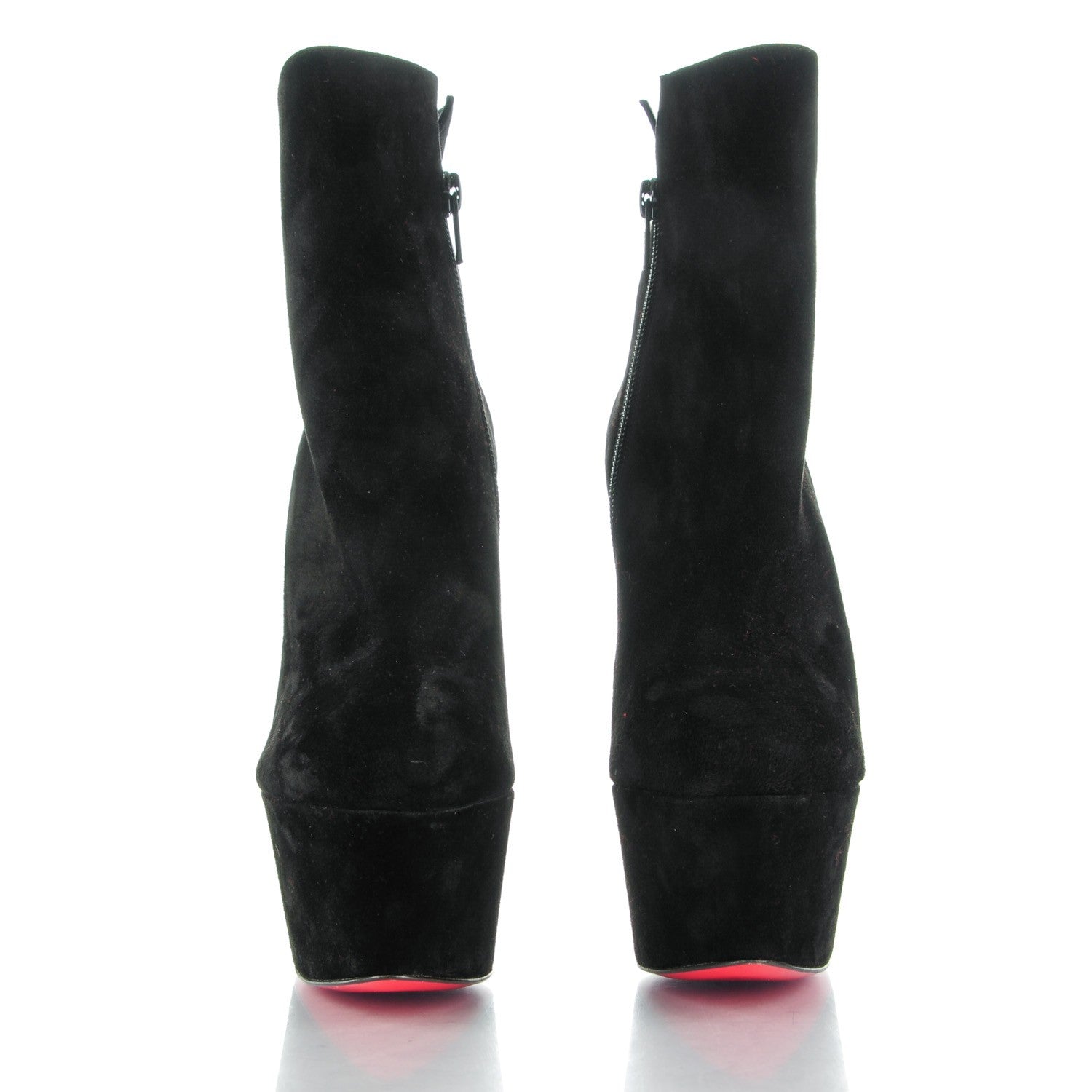 Christian Louboutin Veau Velours Fierce 160 Ankle Boots 35.5 Black 2 of 8