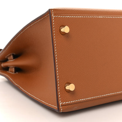 Hermes Epsom Kelly Sellier 28 Gold 9 of 12