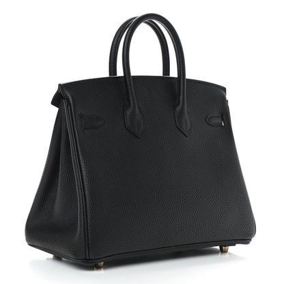 Hermes Togo Birkin 25 Black 3 of 11