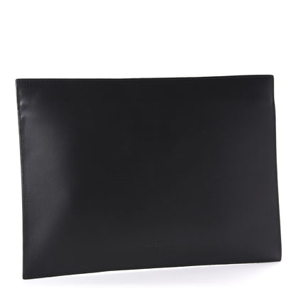 Valentino Garavani Calfskin Large VLTN Rockstud Flat Zip Pouch Black 3 of 6