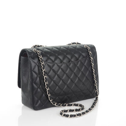 Chanel Caviar Quilted Maxi Double Flap Black 3 of 7
