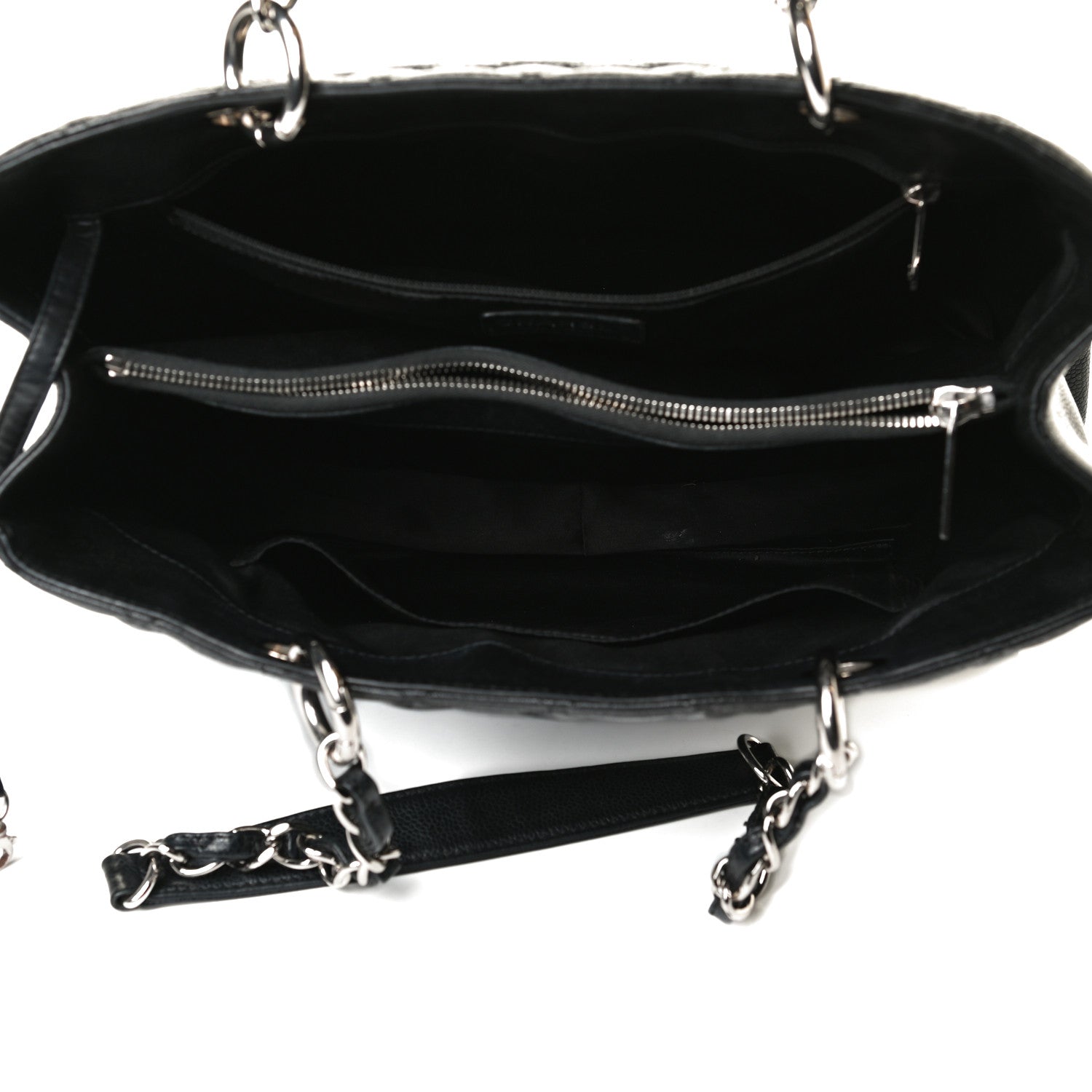 Chanel Caviar Quilted Grand Shopping Tote GST Black 5 of 16