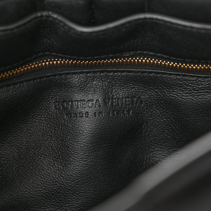 Bottega Veneta Lambskin Maxi Intreccio Padded Chain Cassette Crossbody Bag Black 6 of 11