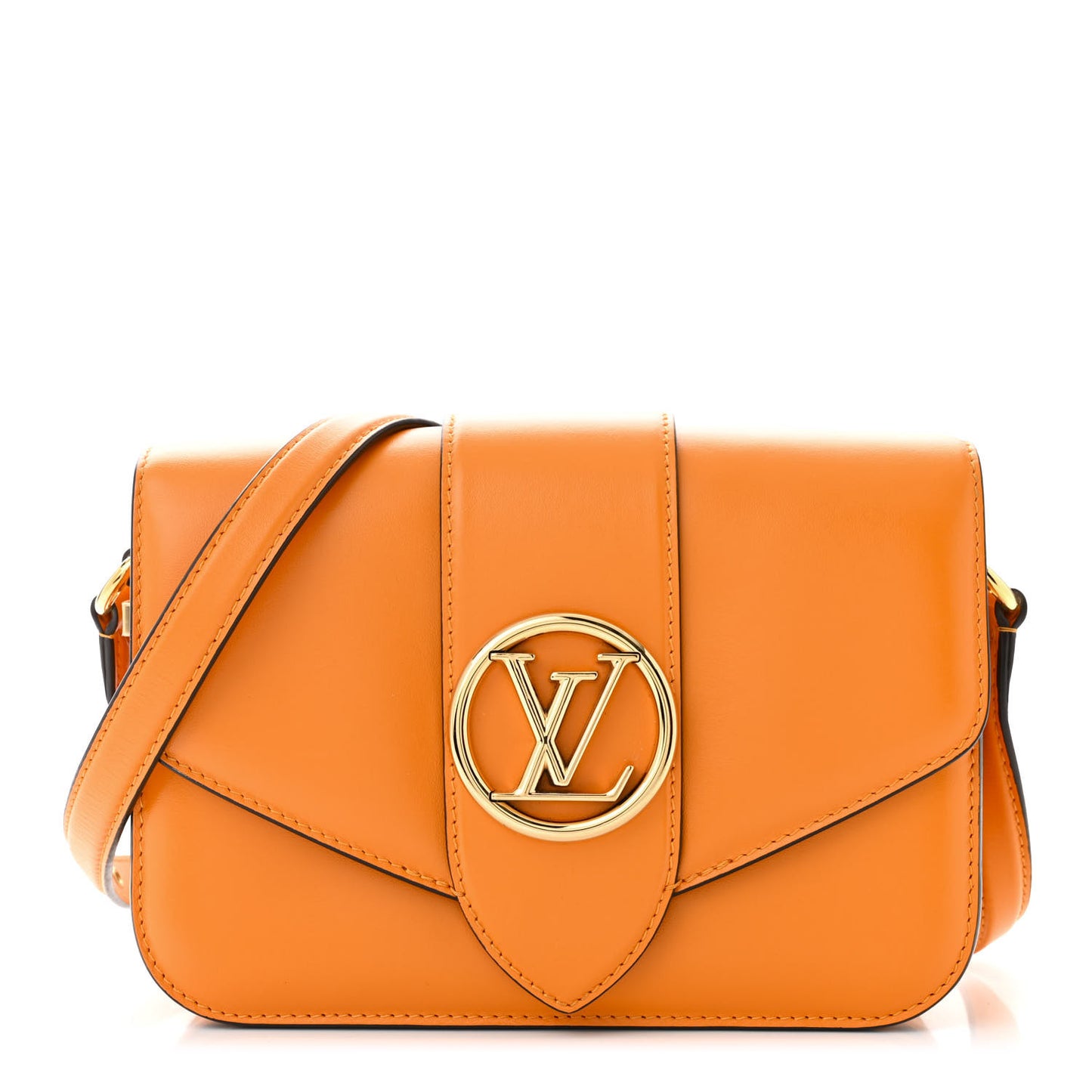 Smooth Calfskin LV Pont 9 Summer Gold