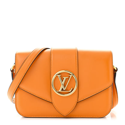 Louis Vuitton Smooth Calfskin LV Pont 9 Summer Gold 1 of 12