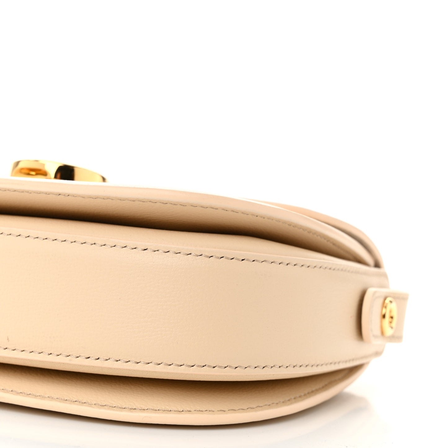 Grained Calfskin Mini Ghiera Bag Lotus Root