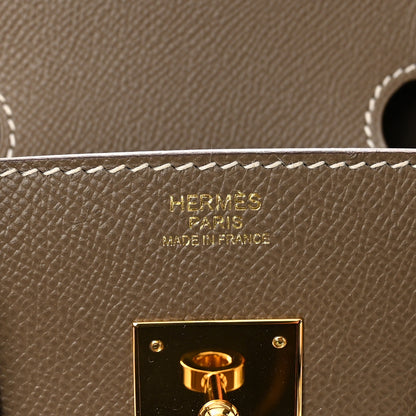 Hermes Epsom Birkin Sellier 30 Etoupe 6 of 15
