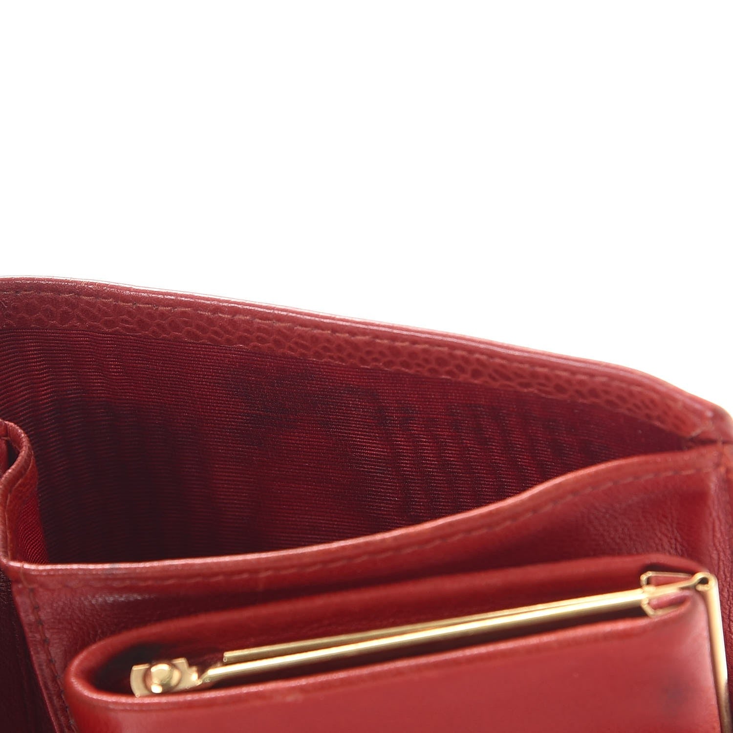 Chanel Caviar Timeless CC Compact French Wallet Red 15 of 20