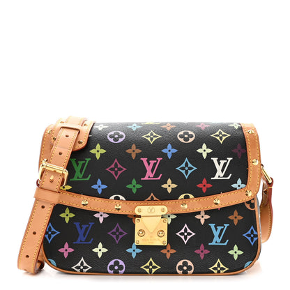 Louis Vuitton Monogram Multicolor Sologne Black 1 of 13