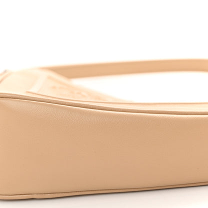 Prada Grace Lux Triangle Logo Embossed Mini Triangle Bag Sabbia 10 of 11