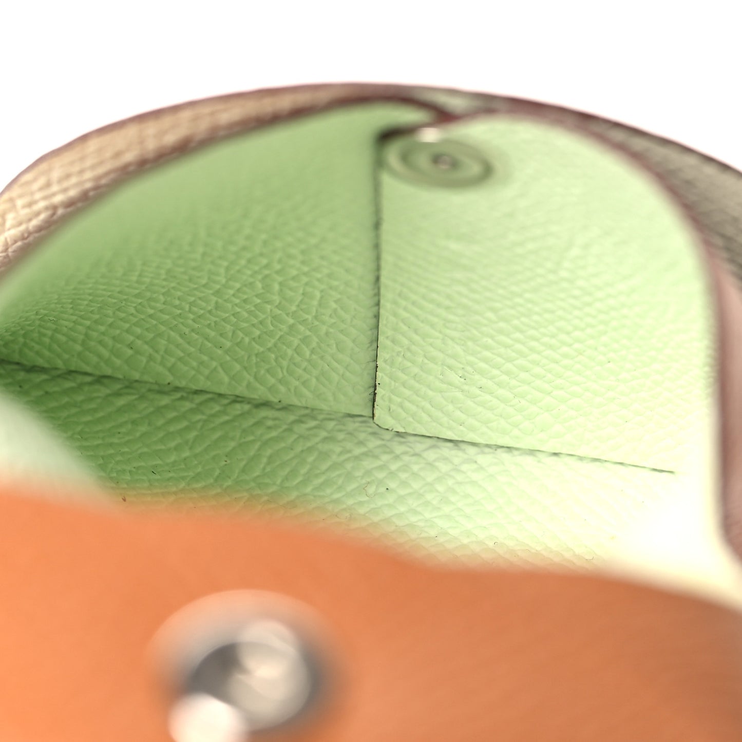 Epsom Bastia Verso Coin Purse Gold Vert Fizz