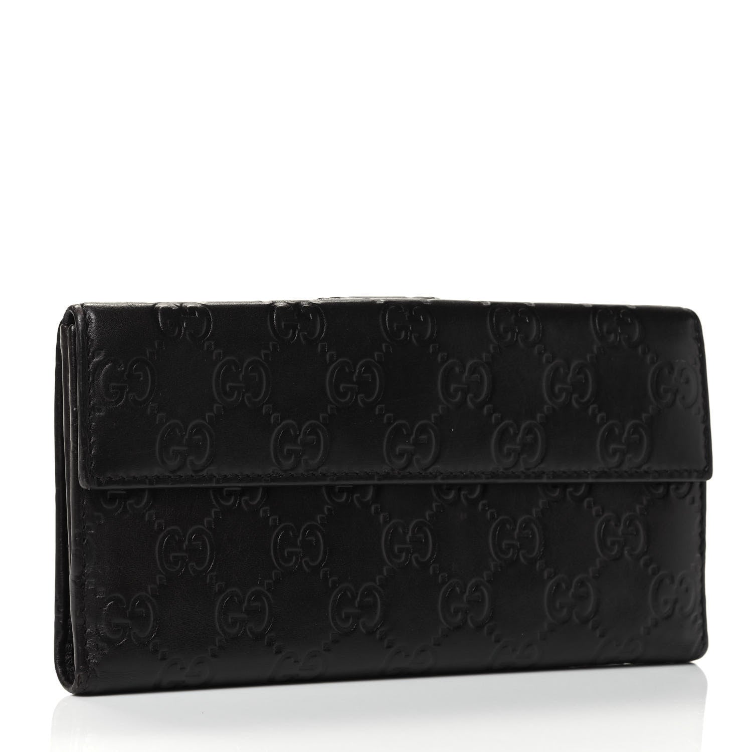 Gucci Guccissima Heart Continental Wallet Dark Brown 3 of 12