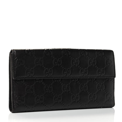 Gucci Guccissima Heart Continental Wallet Dark Brown 3 of 12